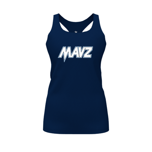 [FT0TRBNV-FYS-LOGO2] Decker Racerback Tank Top (Female Youth S, Navy, Logo 2)