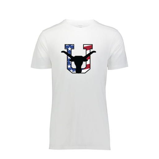 [FTSCUBWH-AS-LOGO1] Decker Men's Tri-Blend T-Shirt - Short Sleeve (Adult S, White, Logo 1)