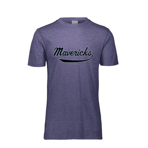 [FTSCUBRY-AS-LOGO3] Decker Men's Tri-Blend T-Shirt - Short Sleeve (Adult S, Royal, Logo 3)
