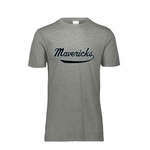 [FTSCUBGY-YS-LOGO3] Decker Youth Tri-Blend T-Shirt - Short Sleeve (Youth S, Gray, Logo 3)