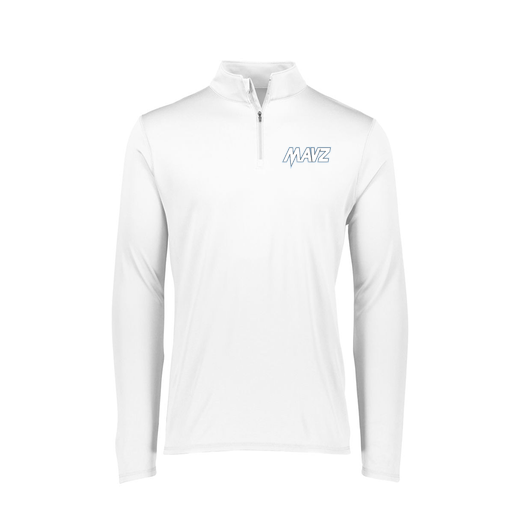 [FTLQFLWH-FAXS-LOGO2] Decker Women's Flex-Lite 1/4 Zip Shirt (Female Adult XS, White, Logo 2)