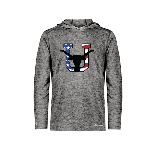 [FOLHCGBK-AS-LOGO1] Decker Men's Charge Hoodie (Adult S, Black, Logo 1)