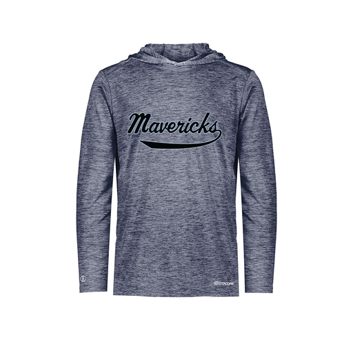 [FOLHCGNV-AS-LOGO3] Decker Men's Charge Hoodie (Adult S, Navy, Logo 3)