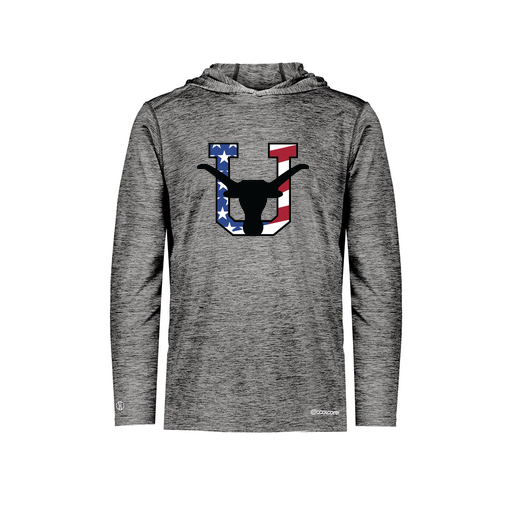 [FOLHCGBK-YS-LOGO1] Decker Youth Charge Hoodie (Youth S, Black, Logo 1)