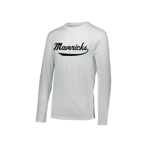 [FTLCUBWH-YS-LOGO3] Decker Youth Tri-Blend T-Shirt - Long Sleeve (Youth S, White, Logo 3)